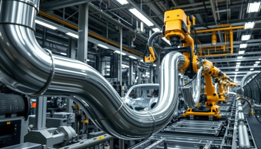 Automotive Manufacturing, Pipe Bending Machines, CNC Tube Bender, Precision Bending